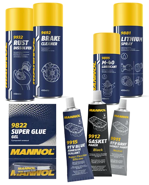 Mannol korjaamokemikaalit.